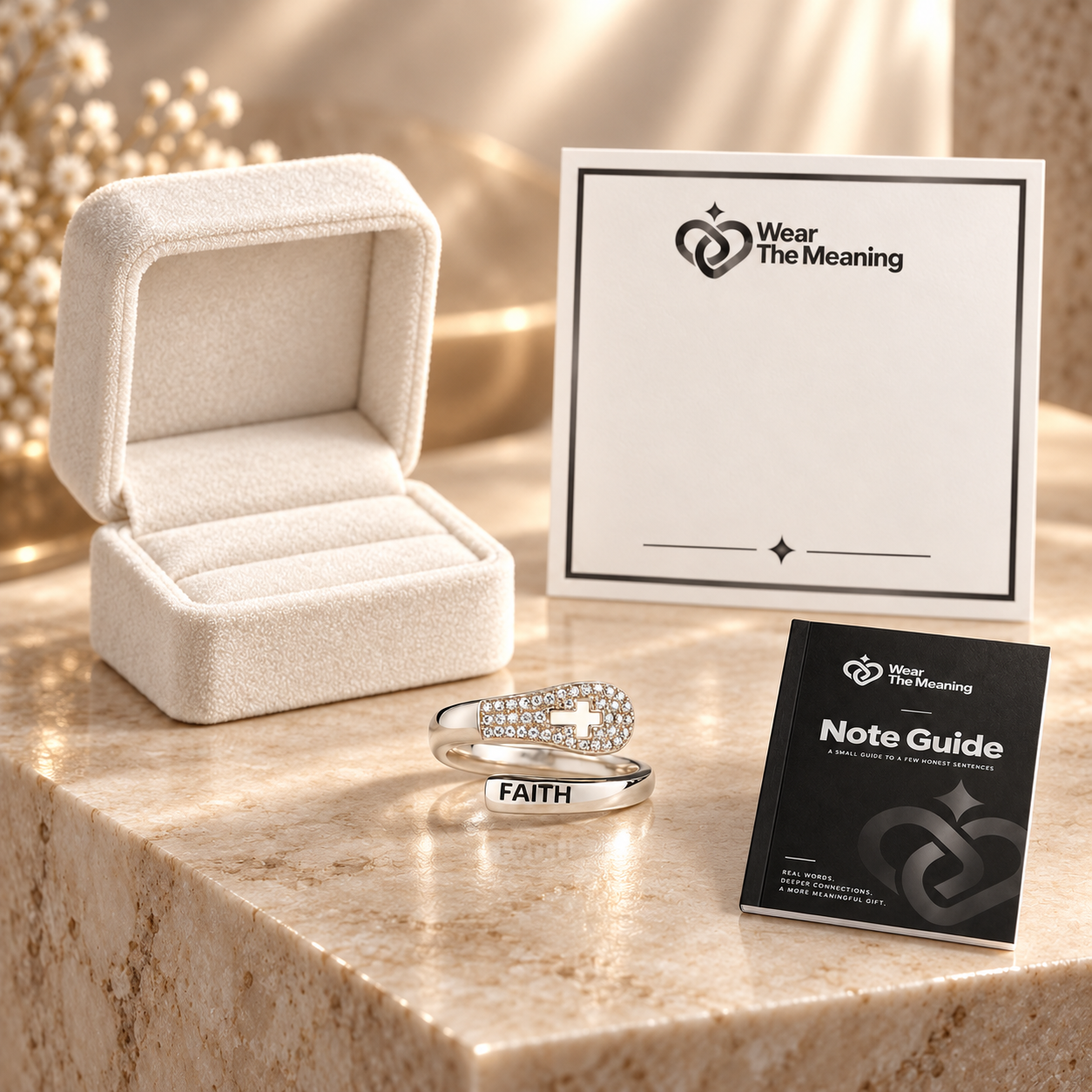Faith Over Fear Ring